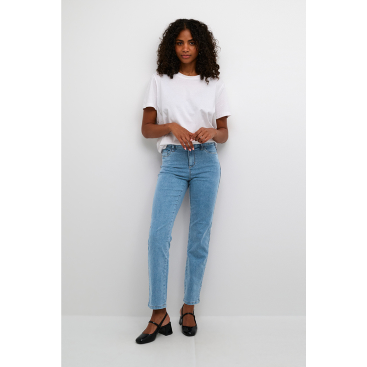 Kavicky straight jeans - Light blue washed denim