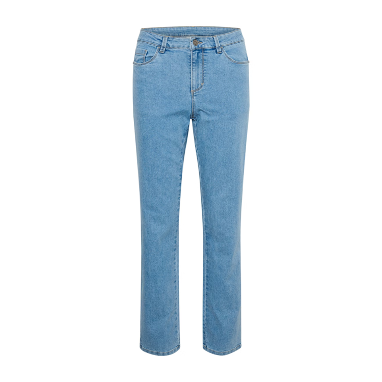 Kavicky straight jeans - Light blue washed denim