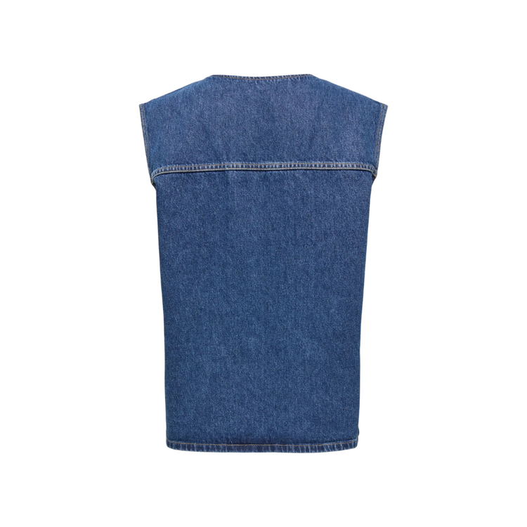 Onldorsi vest - Medium blue denim
