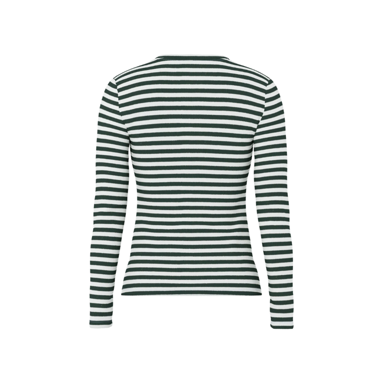 Pcruka bluse - Darkest spruce/cloud dancer