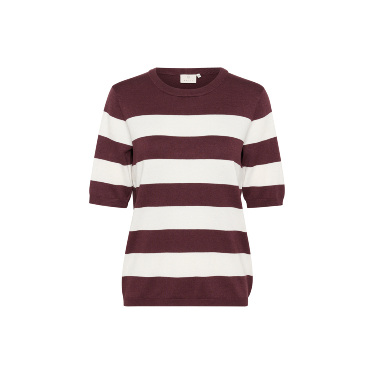 Kalizza strik bluse - Fudge/chalk