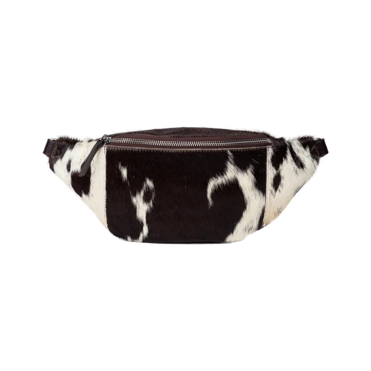 Jia bumbag - Brown/white