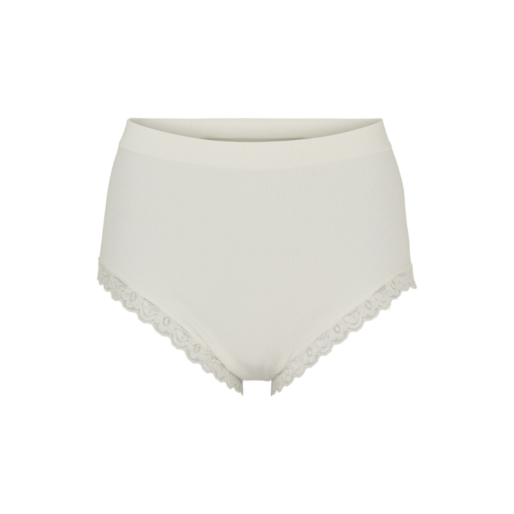 Feline rib midi trusse - Ivory