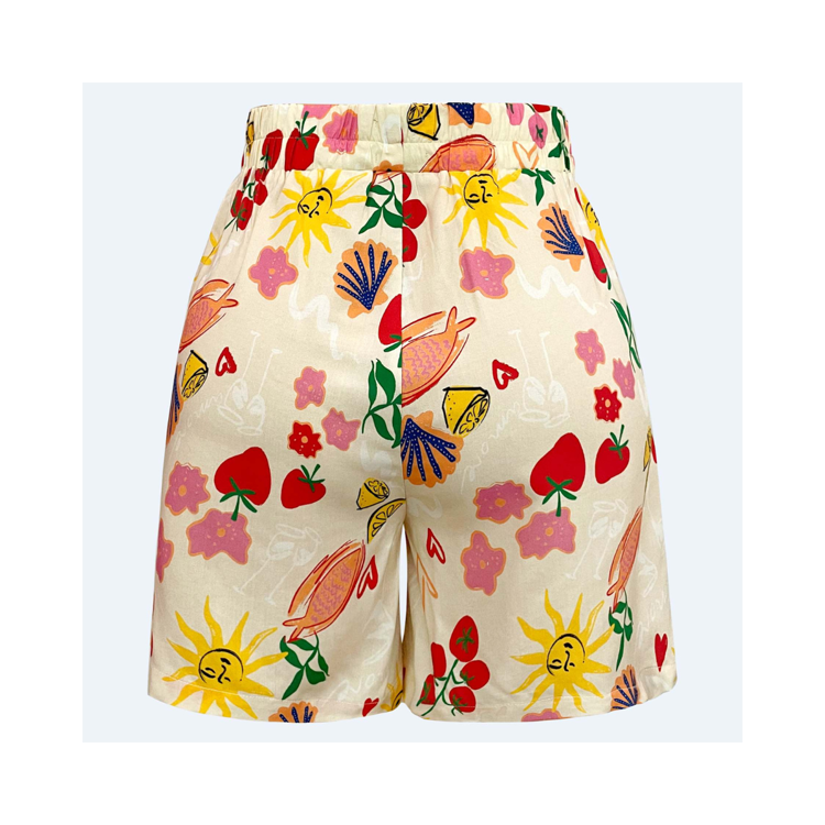 Hilma shorts - Ivory summer
