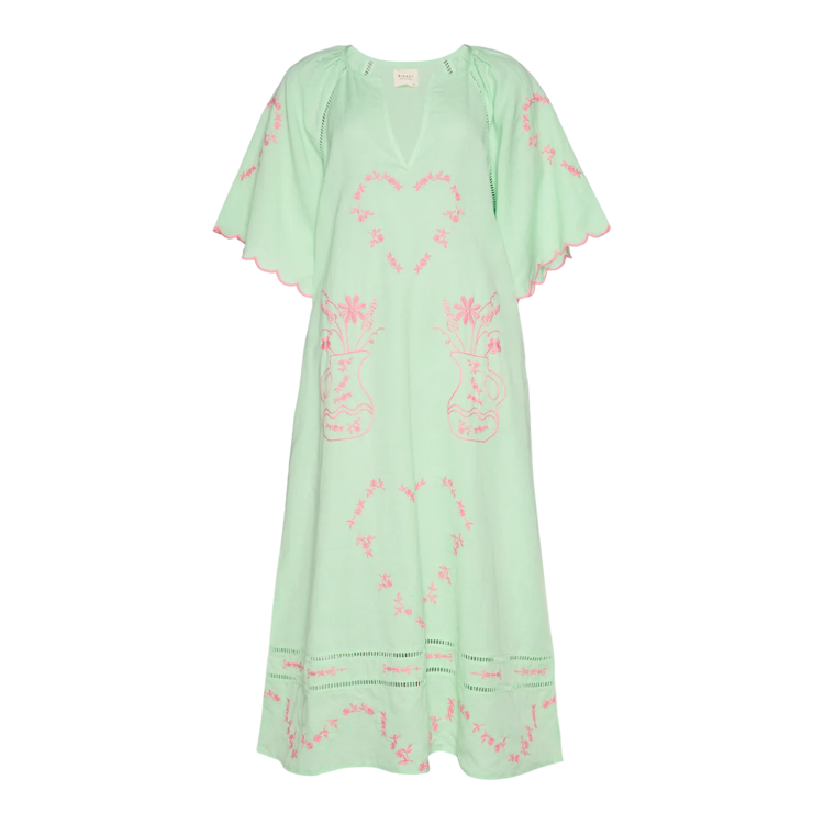 Belma kjole - Patina green