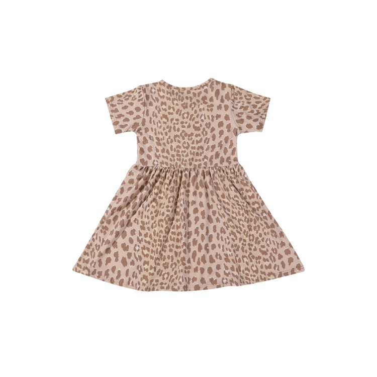 Alma babydoll kjole - Desert lux leo