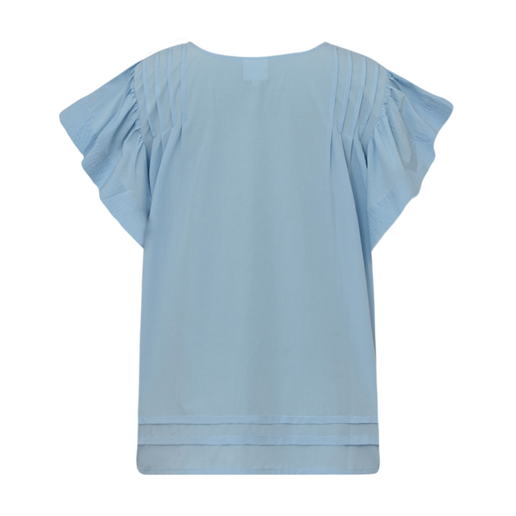 Minkago bluse - Blue sea