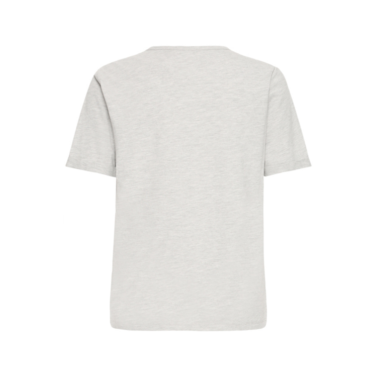 Frjasmine t-shirt - Light grey melange art
