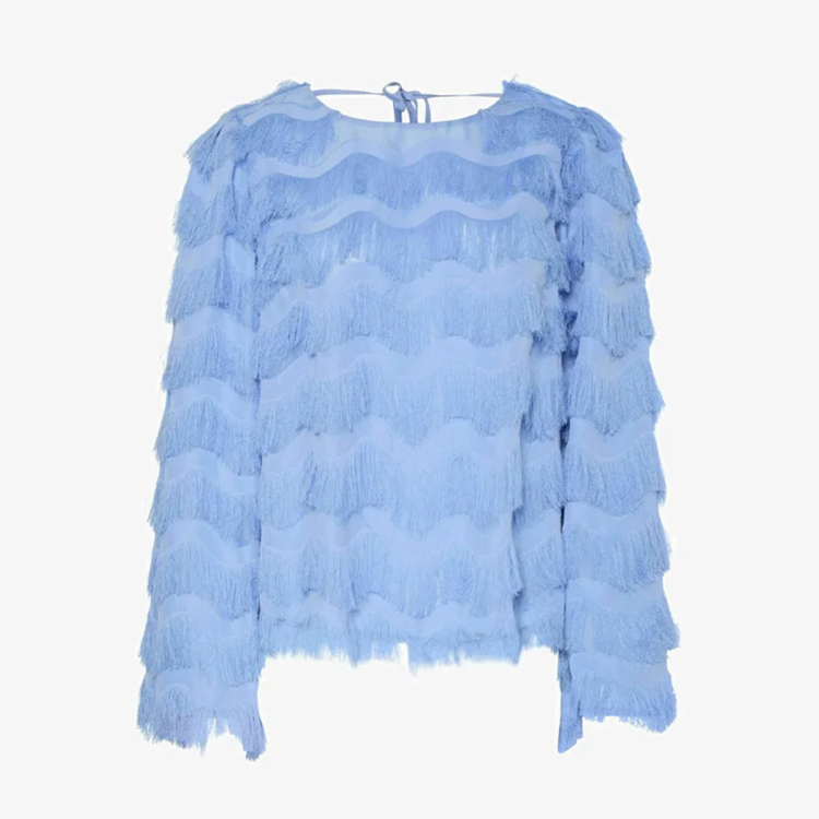 Yasria top - Della robbia blue