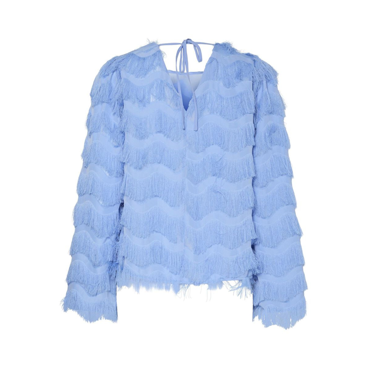 Yasria top - Della robbia blue