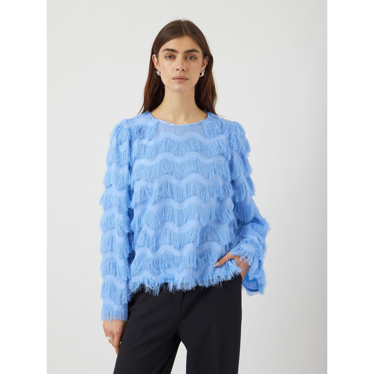 Yasria top - Della robbia blue