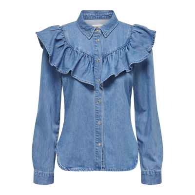 Onlindigo skjorte - Medium blue denim