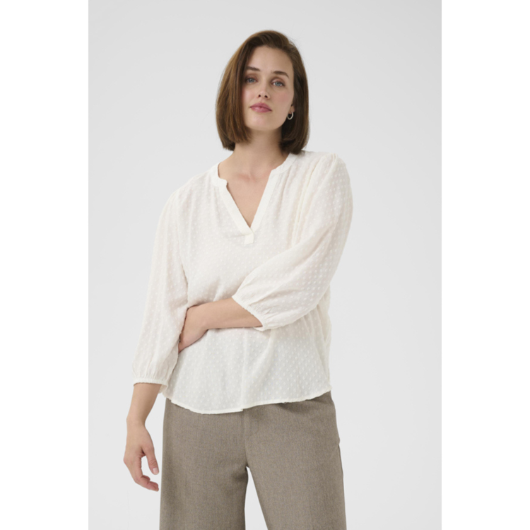 Kaannika bluse - Chalk