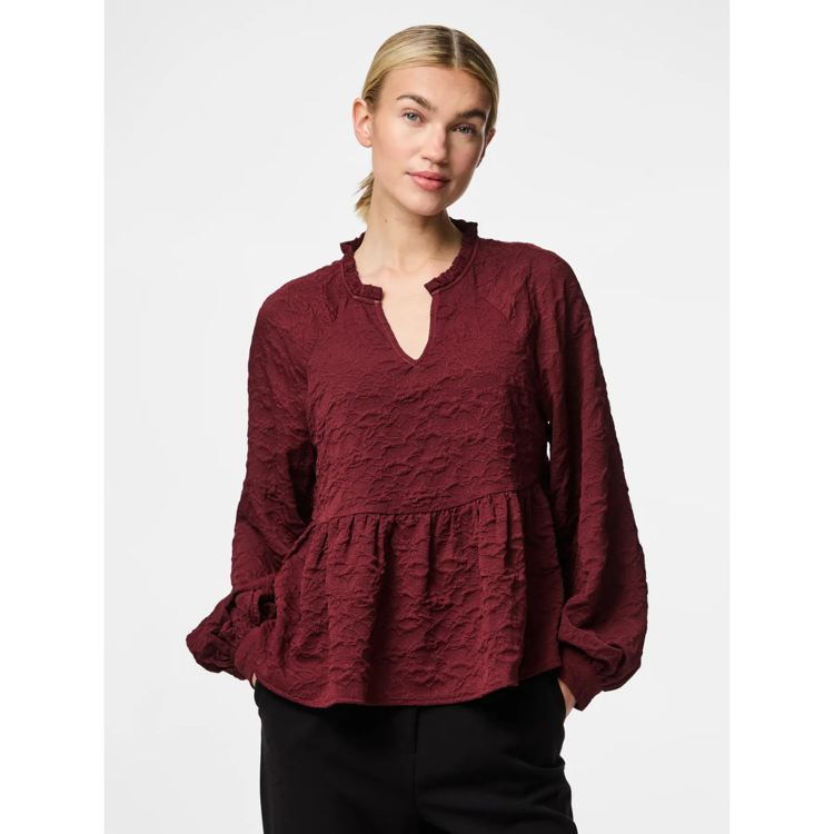 Pcnalani top - Tawny port