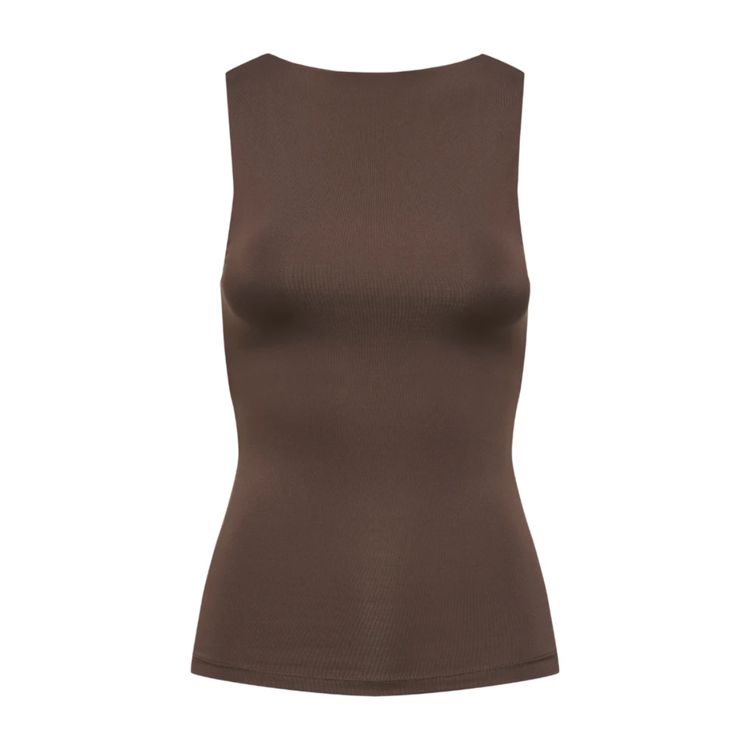 Onlea top - Seal brown