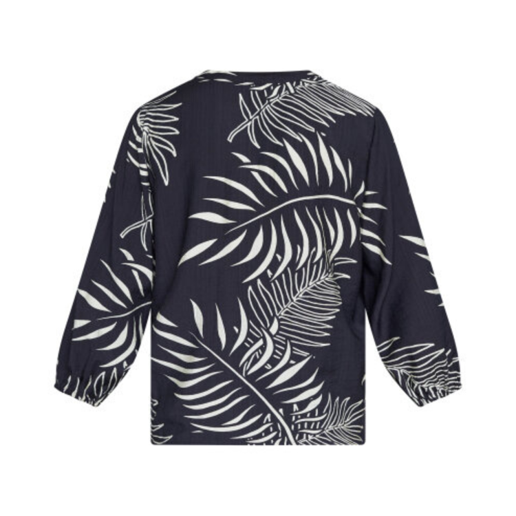 Viaba skjorte - Black leaf