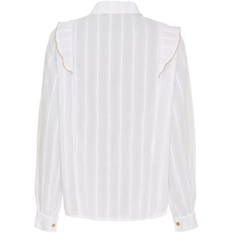 Mdclaurette skjorte - White/beige
