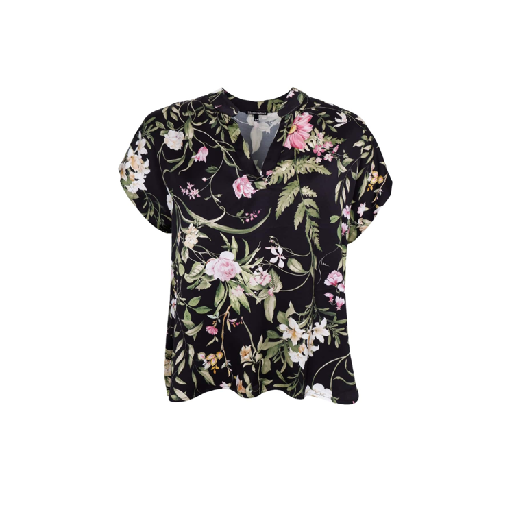 Bczennia bluse - Black flower