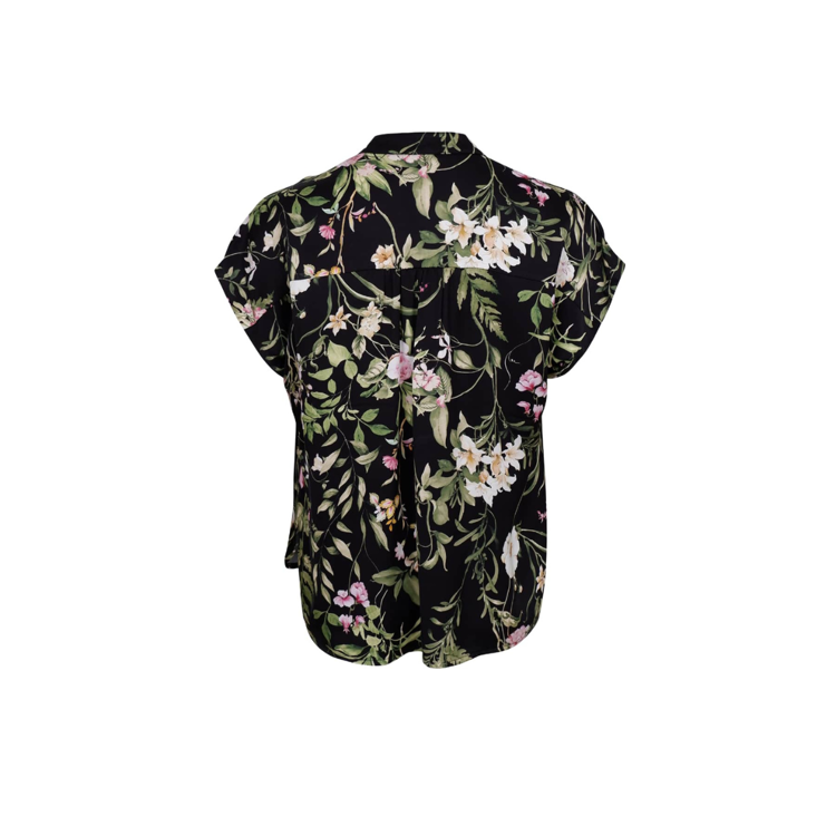 Bczennia bluse - Black flower