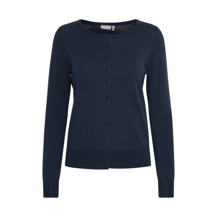 Frzubasic cardigan - Dark peacoat