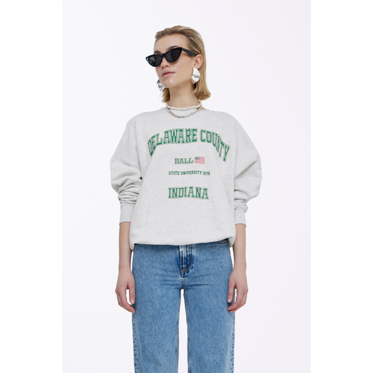 L. smith sweatshirt - Dc white melange