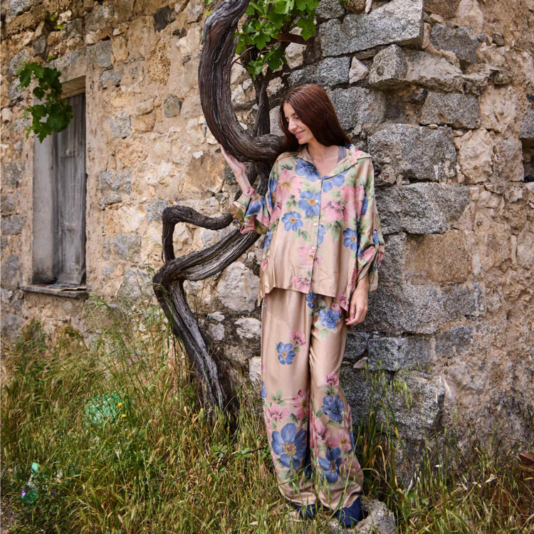 Bcemme flower skjorte - Frappe