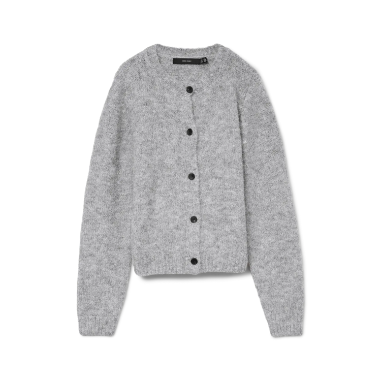Vmnovah cardigan - Medium grey melange