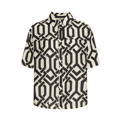 Frariana skjorte - Whisper white black