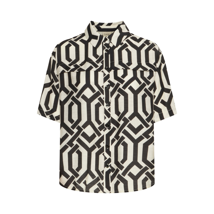 Frariana skjorte - Whisper white black