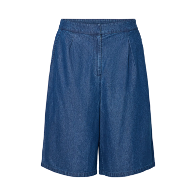 Pctenim shorts - Medium blue denim