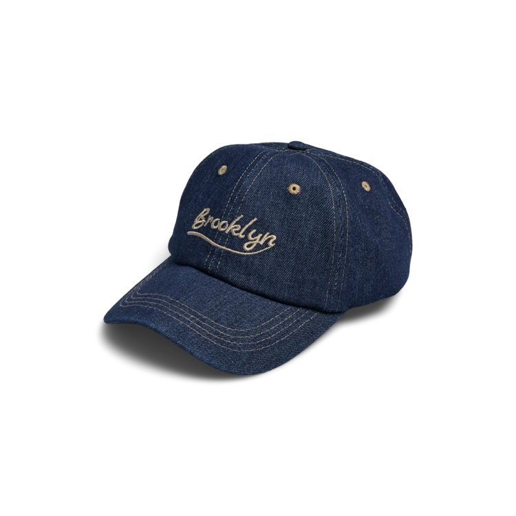 Pcamila cap - Dark blue denim