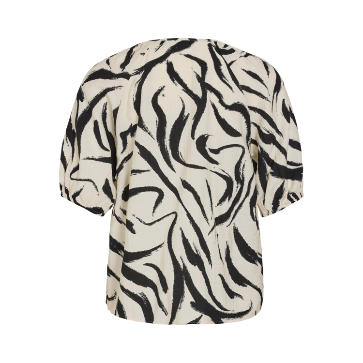Viclo v-hals top - Birch/marble swirl