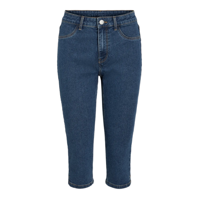 Vijeggy capri jeans - Medium blue denim