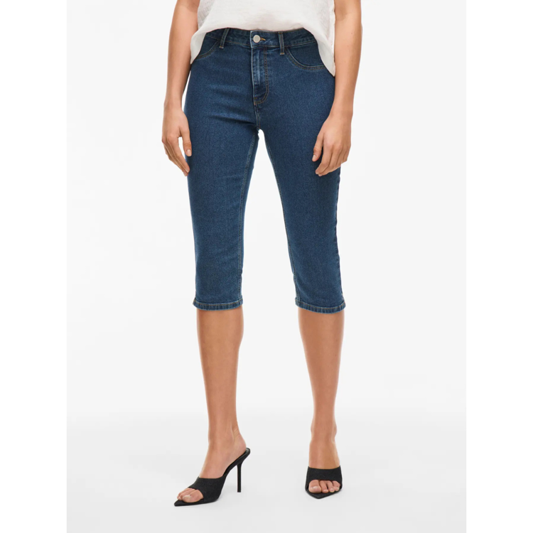 Vijeggy capri jeans - Medium blue denim