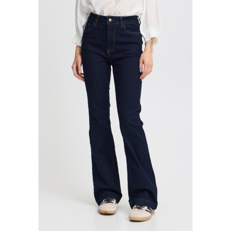 Pzbecca bootcut jeans - Un-washed denim