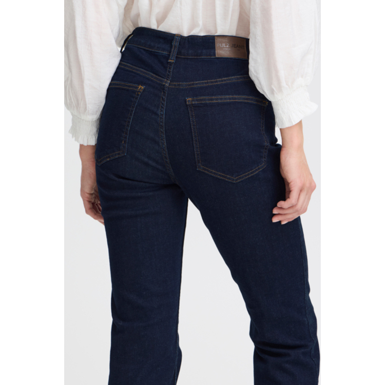 Pzbecca bootcut jeans - Un-washed denim