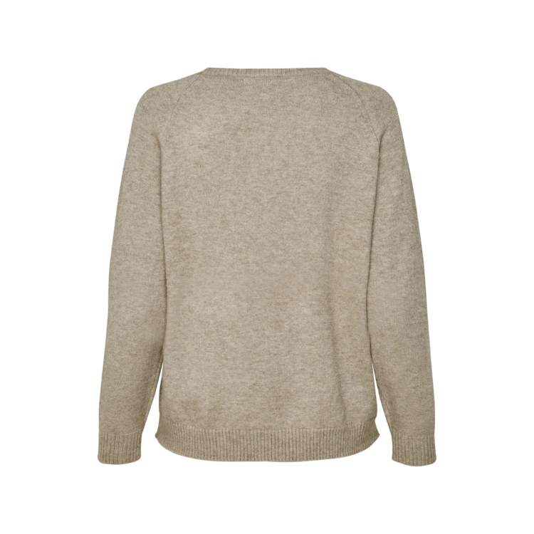 Onllesly strik - Beige/w. melange