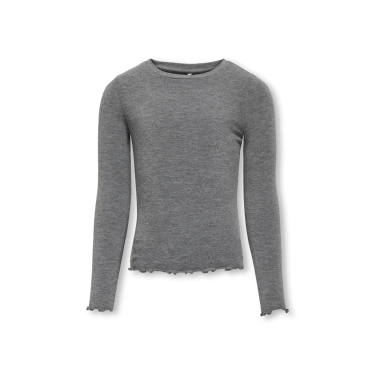 Kogamour l/s t-shirt - Dark grey melange