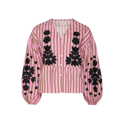 Rikke top - Pink stripes