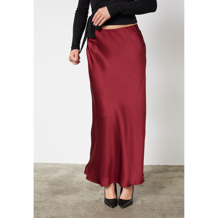 N. gewo nederdel - Bordeaux