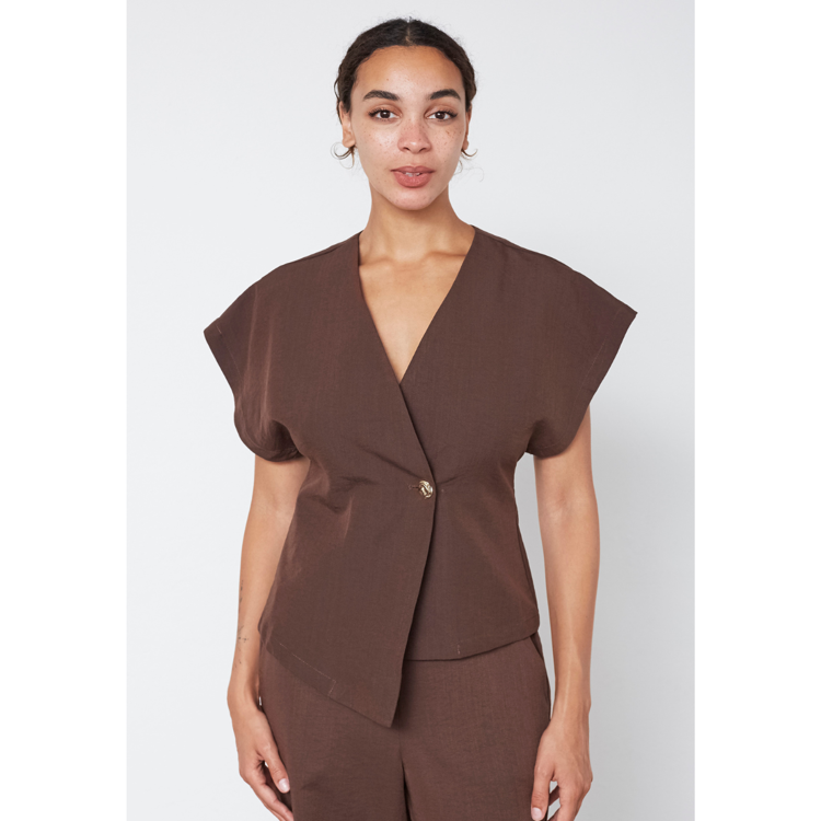 Gevela vest - Brown