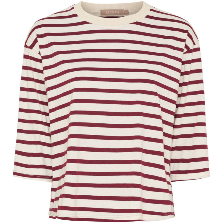 Mdcbrooklyn t-shirt - Beige/bordeaux