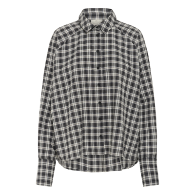 Kaelna skjorte - Black/grey check