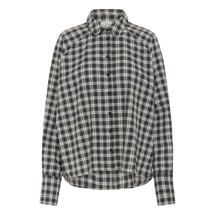 Kaelna skjorte - Black/grey check