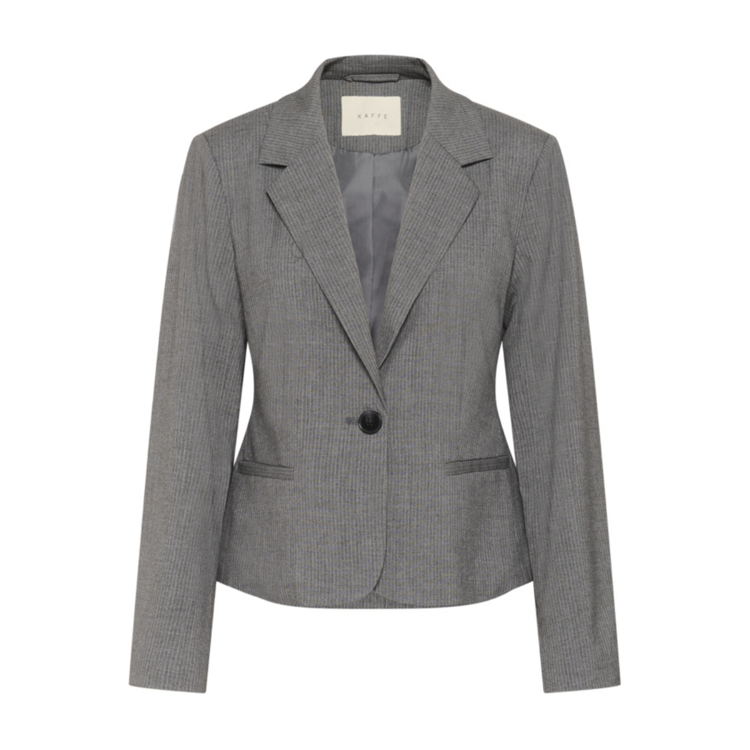 Kaellie blazer - Grey melange/chalk stripe