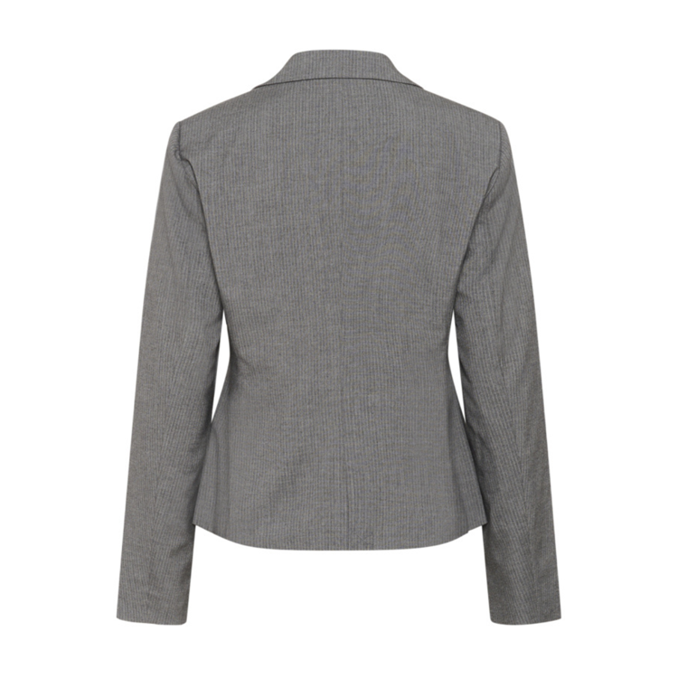 Kaellie blazer - Grey melange/chalk stripe