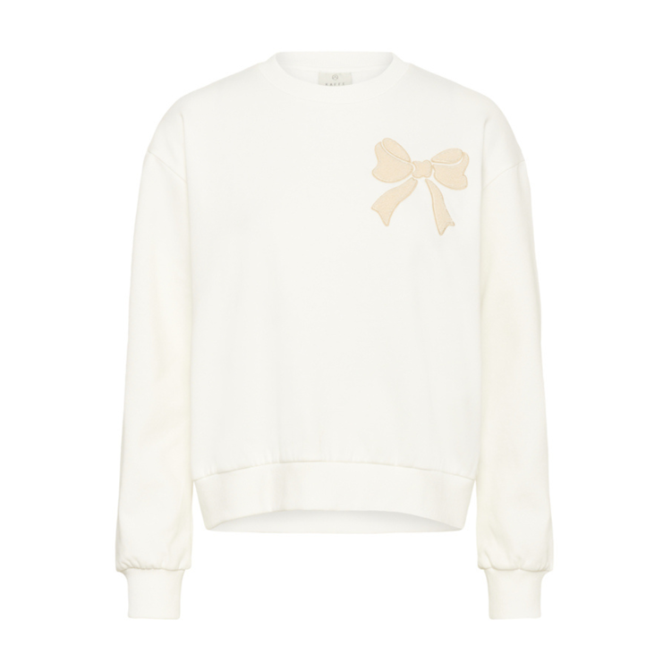 Kaelenora sweatshirt - Chalk/feather gray bow