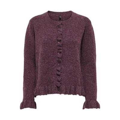 Onlrima strik cardigan - Burgundy