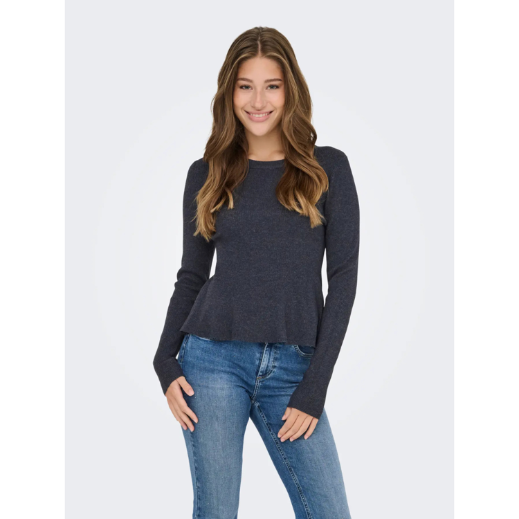 Onlcoco peplum strikbluse - Ombre blue