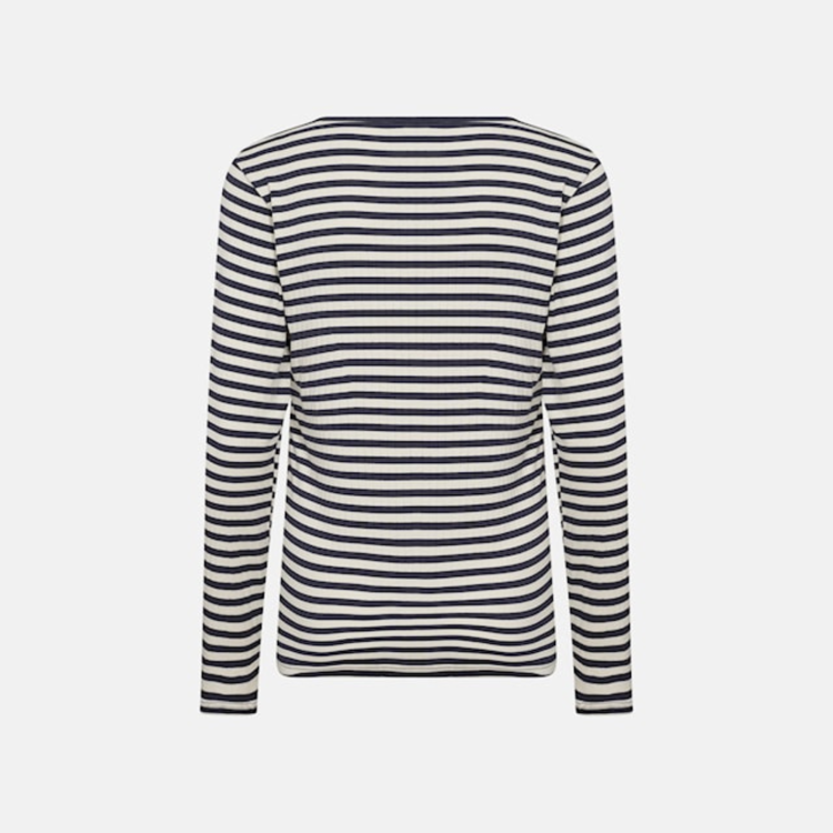 Jbs ribbed bluse - Navy stripes